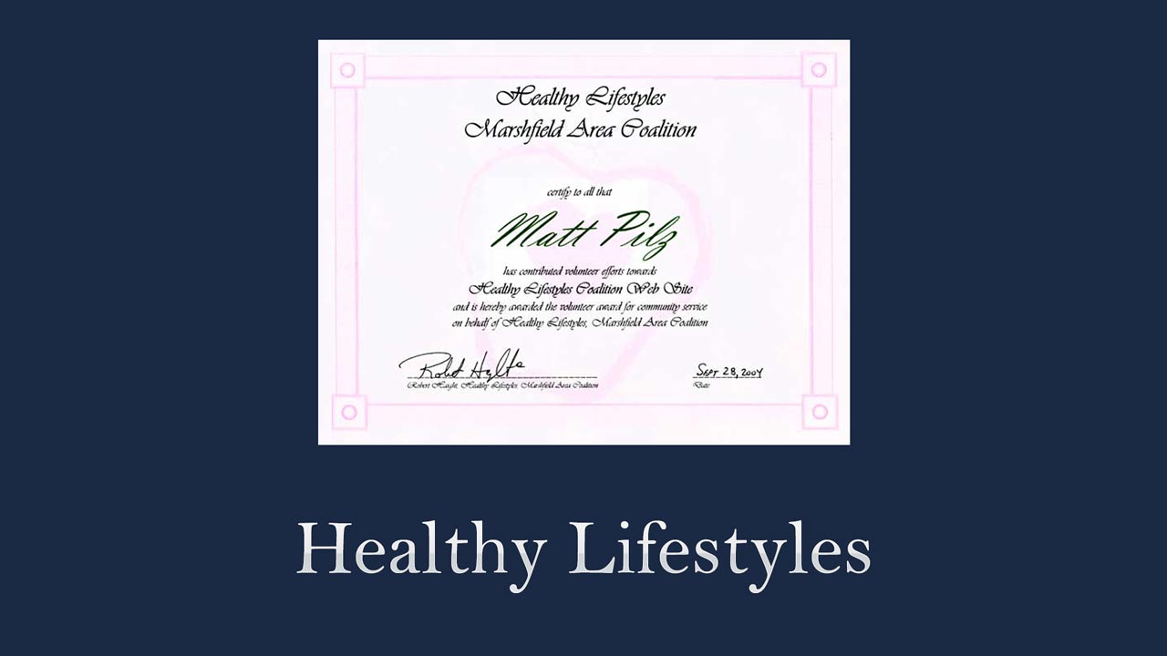 Healthy Lifestyles Award